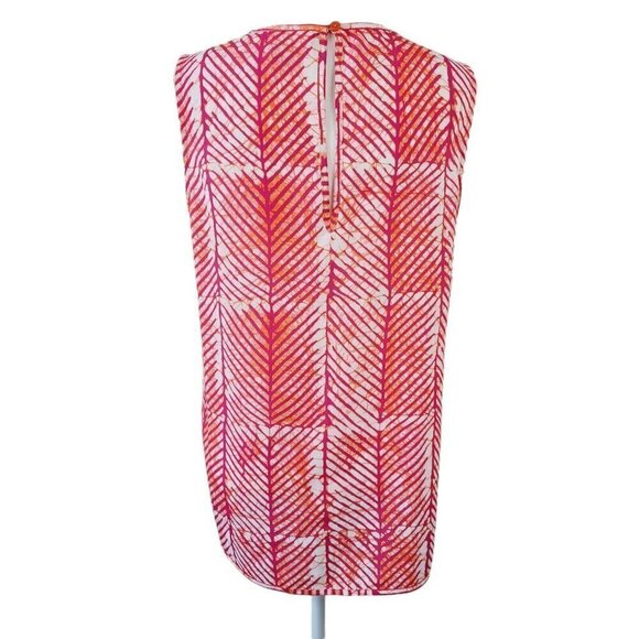 Michael Michael Kors Sleeveless Spring Summer Blouse Sz Sm Keyhole Back Bright - Picture 4 of 9